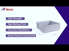 Mo 1 Pure Moly Boat Molybdène Crucible Taille personnalisée Surface polie